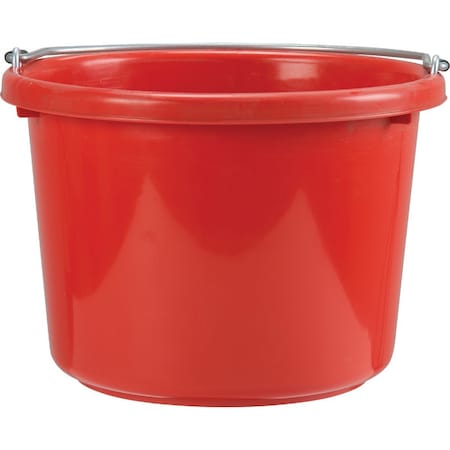 Tuff Stuff Products 8 Qt. Red Poly Bucket KMC-RN101RD